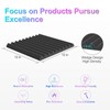 JBER 48 Pack Acoustic Foam Panels, 1" X 12" X