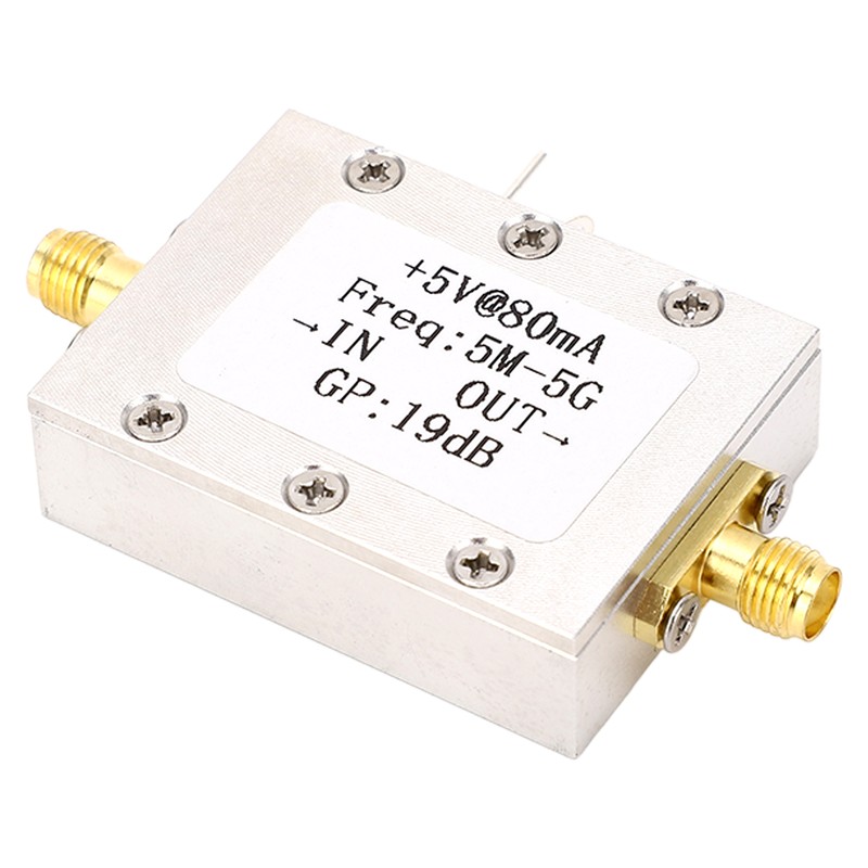 Signal Amplifier Module Broadband High Linearity 19dB 5M‑5G RF Signal