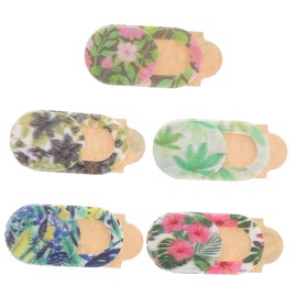 Abaodam Privacy Cover Slide for Laptop Webcams 5pcs Floral Pattern Abs Material Anti-Peeping Secure for Pc
