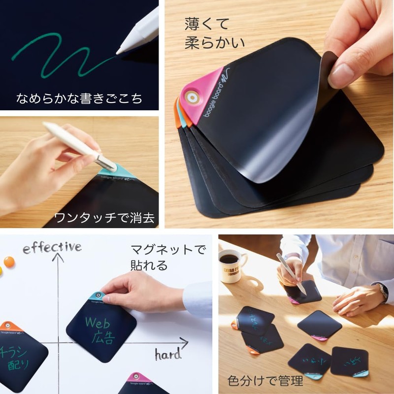 King Jim BB-18M-S2A Electronic Folding Boogie Board, Papery Medium, 7