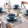 AmorArc Ceramic Dinnerware Sets for 6, 18 Pieces Handpainted Plates