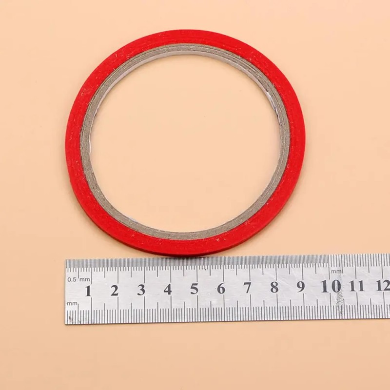 3 X 10 Rollos Cinta Adhesiva De Enmascarar Para Rojo