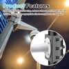 Mast Mount: Vertical Mast Mount 3 Loops Stainless Steel Corner