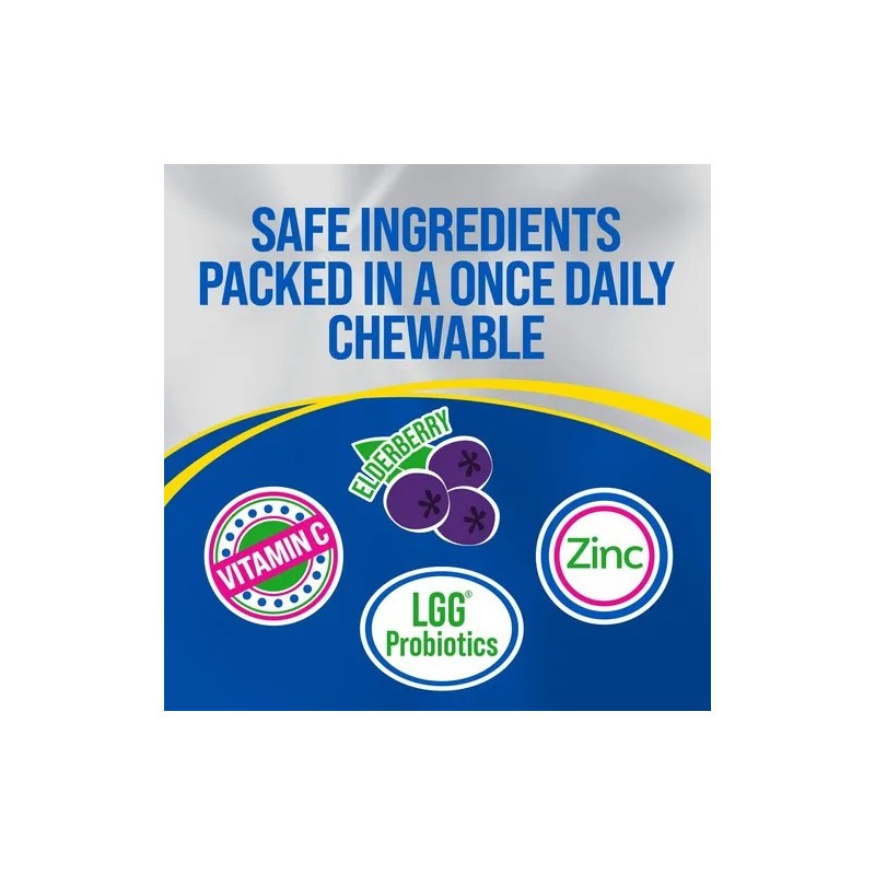 Culturelle Probiótico Inmune Niños 60 Tabletas Sabor Fruta