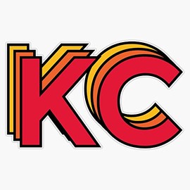 Retro Kc Bumper Sticker Window Vinyl Decal 5"
