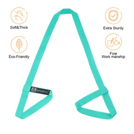 A AZURELIFE [MAT NOT Included] Yoga Mat Sling, Yoga Mat Straps for Carrying, Easy-Cinch Yoga Mat Holder Strap