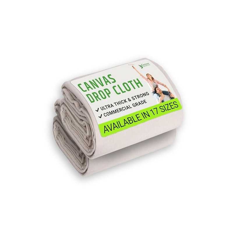 Green LifeSTYLE - Paños de lona multiusos para pintura, cubierta