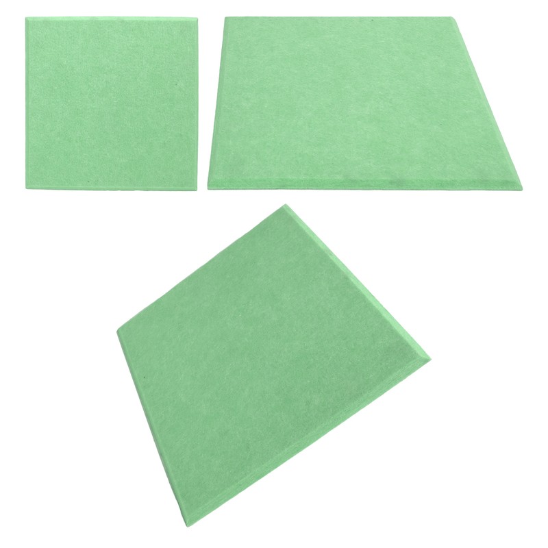 6Pcs Acoustic Absorption Panel Thickened Reduce Reverb SoundProof Padding Absorber(Green