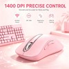 Wireless Keyboard and Mouse Combo, 2.4G Full Size Ergonomic Keyboard