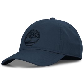 Timberland Soundview Navy Blue Baseball Cap for Boys 7-14, Cotton Canvas, Adjustable, Lightweight & Durable, One Size