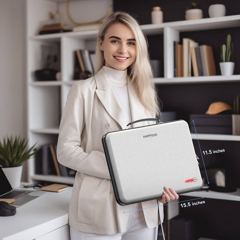 Fireproof Document Organizer, Expanding File Organizer with 13 Pockets, Portable