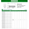 Rubigo M6 Screws, M6x35mm Allen Socket Head Cap Screws -