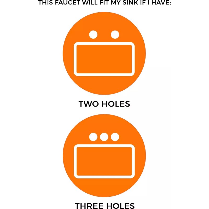 Pacific Bay Lynden Modern High Arc Kitchen Sink Faucet -