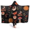 Mushroom Hooded Blanket Mushrooms Gifts for Women Soft Fleece Flannel