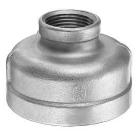 sourcing map Reducing Coupling 2" x 3/4" NPT Female Threaded 304 Stainless Steel Reducer Taper Cast Pipe Fitting Adopts for Water Oil Gas Tube