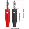 ATNSINC 30PCS Binding Posts Terminals 4mm Banana Plug Socket &