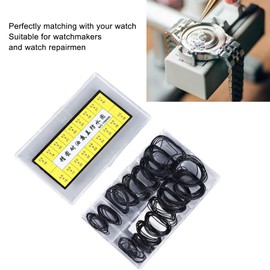 Watch Back Cover Sealing Ring Set 180 Pieces O Ring Rubber Sealing Gaskets and for Watch Repair and Watchmakers
