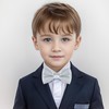Bskifnn Kids Bow Tie Classic Solid Color Satin Bow Tie