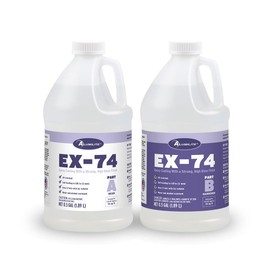 Alumilite EX-74 (1 Gal) Epoxy, Crystal-Clear, High-Gloss UV Coating for Wood & Concrete, Scratch & Impact-Resistant, Ideal for Tabletops, Bar Tops & Countertops with UV Protection to Prevent Yellowing