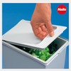 Hailo 1082739 Container Lid with Recessed Grip Plastic Grey Organic