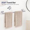 5PCS Polish Chrome Bathroom Hardware Set, SUS304 Stainless Steel Towel