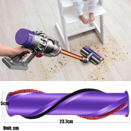 Arcets Brush Roller Replacement Compatible for Dyson V10 Cyclone V10 Motorhead # 969569-01 (3 Holes, Diameter: 5cm)