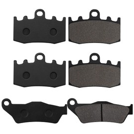 Cyleto Front and Rear Brake Pads for R1200S 2006-2008 R1200 RT R1200RT R 1200 RT 2005-2013 R1200ST 2003-2008 R 1200 GS Adventure 2010-2012