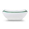 GMUNDNER KERAMIK Manufaktur 0324SAQU09 Green Deer Schälchen quadratisch 9 x