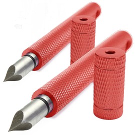 Betgod Golf Groove Sharpener,Golf Club Groove Sharpener,Club Sharpener,Groove Sharpening Tool - Generate Optimal Backspin - Suitable for U & V-Grooves (Red 2PCS)