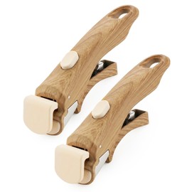 Aiuulu 2 Pcs Replacement Handles for Pots and Pans, Universal Removable Wood Grain Pot Handle for All Cookware