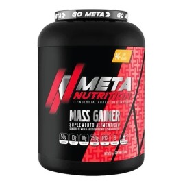 Meta Nutrition Mass Gainer – 6 lbs | High-Calorie Protein Powder for Weight Gain | 50g Protein, 1262 Calories per Serving