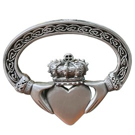 Abbey + CA Gift Irish Claddagh Visor Clip, Auto Sun Visor Accessory, Birthday for Men and Women, 3 Inches