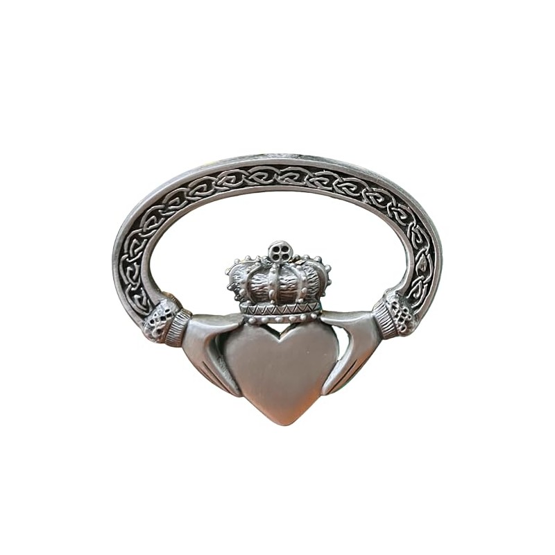 Abbey + CA Gift Irish Claddagh Visor Clip, Auto Sun