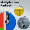 Dhiedas Fingerprint Padlock - Gym Locker with Bluetooth APP for