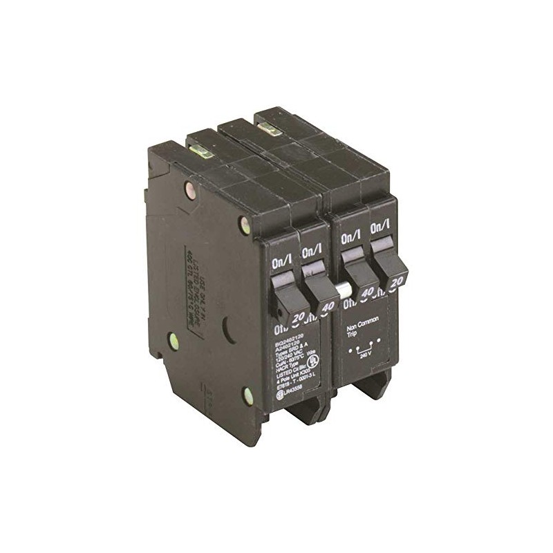 Eaton BQ2402120 Bq Quad Breaker One 2 Pole 40 Amp