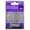 Hillman Hardware Essentials 851722 Light Narrow Door Hinges and Fixed