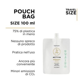 Kemon - Actyva Bellessere Balm, Hair and Body Balm with Soothing and Protective Effect with Argan Oils, Sweet Almond and Linen Oils - Travel Size 100 ml