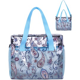 Clear Bingo Bag for Bingo Daubers Dabbers Dobbers Transparent Bingo Bags with Pockets Blue Bingo Dauber Bag Purse Pouch Bingo Prizes for Women Lady Bingo Gadgets Items for Bingo Game Lovers Players