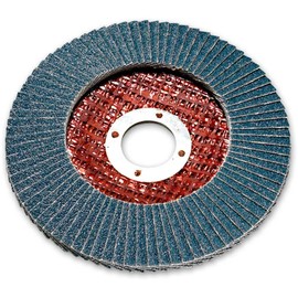 sia Abrasives 0020.2651 siaflap 2824 siamet x Standard Fibre Glass Backed Flap Disc, Angled, 40 Grit, 115mm x 22mm, Pack of 10