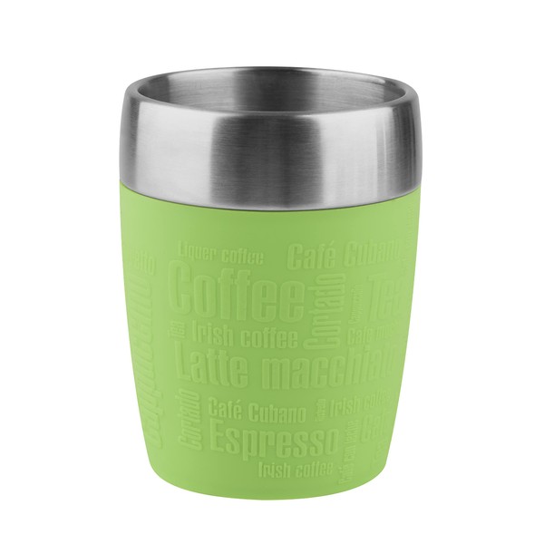 Emsa 514517 Insulated Drinking Cup - Enjoy while on the Move, 9 x 8 x 11 cm, lime