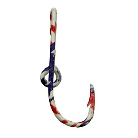 America Flag Custom Colored Eagle Claw Hat Fish Hook, Fish Hat Pin