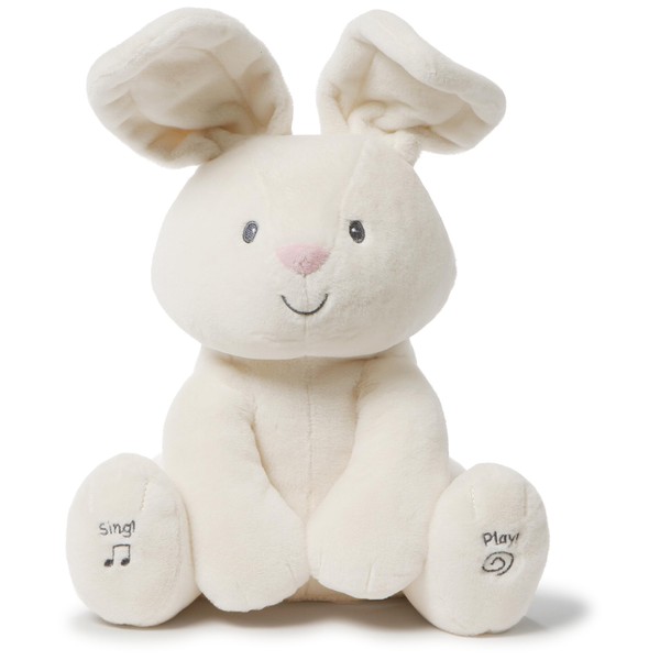 GUND Baby Flora The Bunny Animated Plush, Singing Stuffed Animal