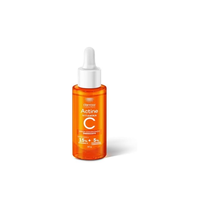 Darrow Actine Serum Facial Vitamina C y Niacinamida Iluminador, 30ml