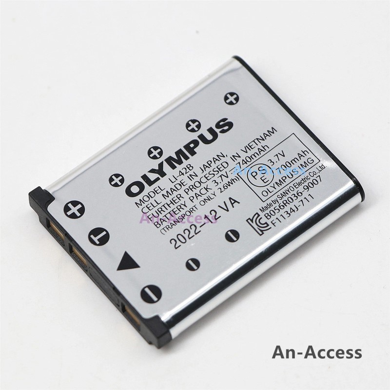 For Olympus 2Pcs original Olympus Li-42B Battery For X800 FE-200