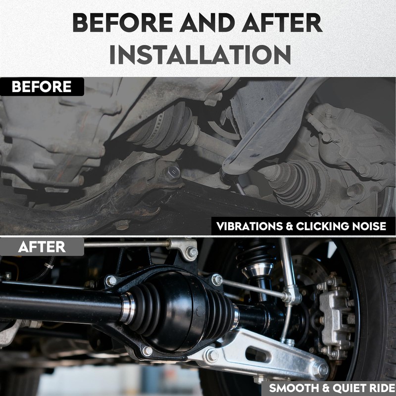 NEW Left & Right Front CV Axle Shaft Assembly fits