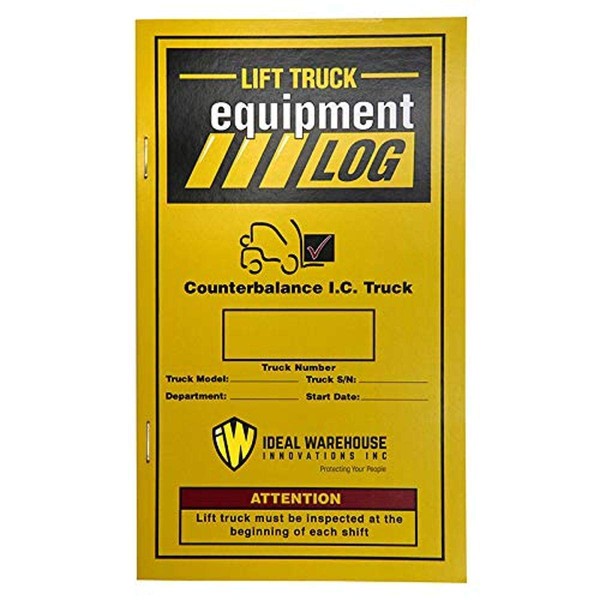Replacement Lift Truck Log Book for Propane Counterbalance