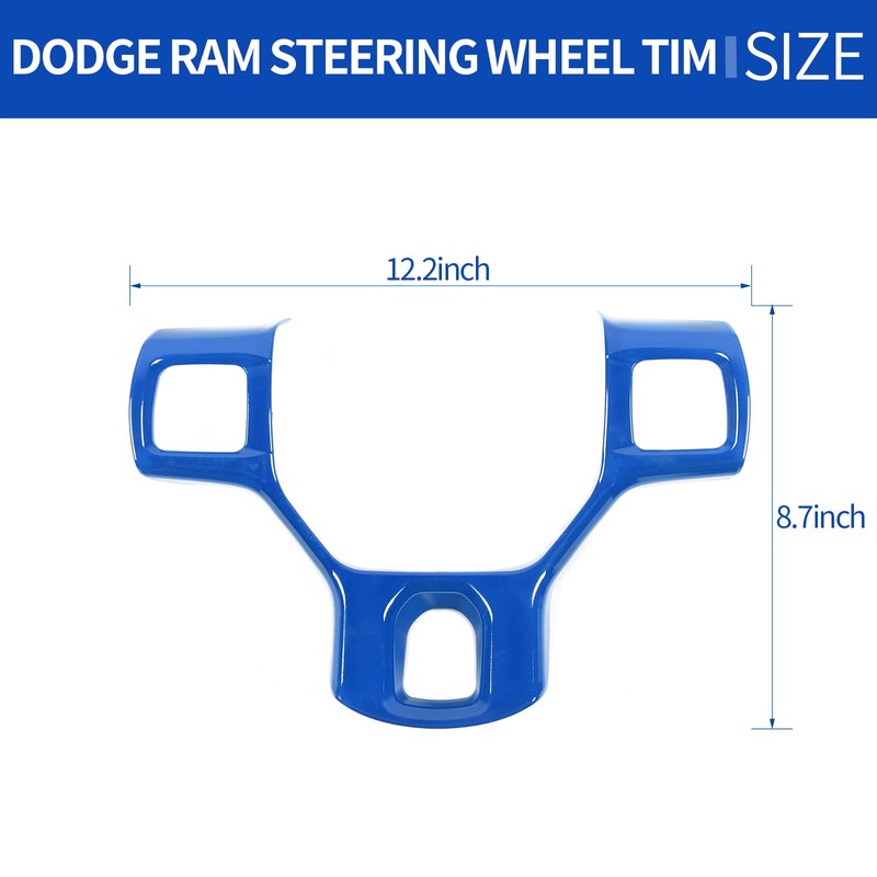 SQQP Steering Wheel Cover Trim Interior Decoration Accessories for 2011-2018
