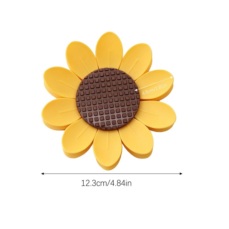 1 Pack Magnetic Sunflower Chip Clip Sunflower Petals Bag Clips