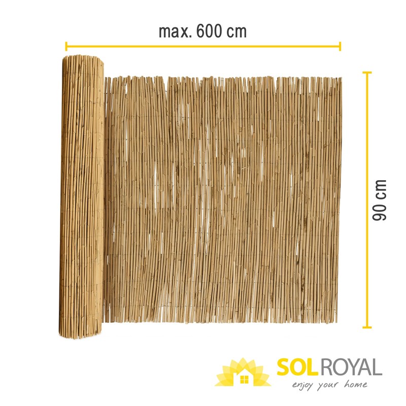 Sol Royal premium SolVision S36 reed mat for balcony, or