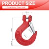 PATIKIL Lifting Hook, Large Opening Crane Hoist Hook Strong Load
